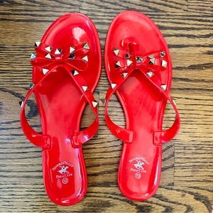 Studded Red Sandals ❤️